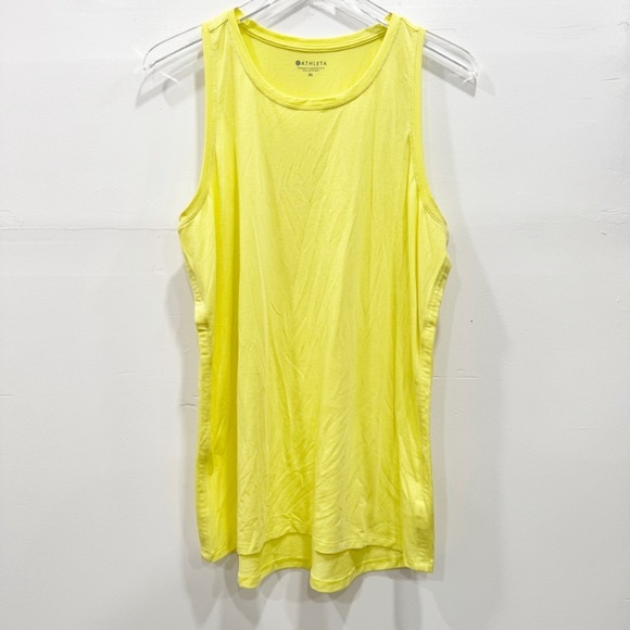 Athleta Essence Vital Tabk XL Yellow - Picture 1 of 4